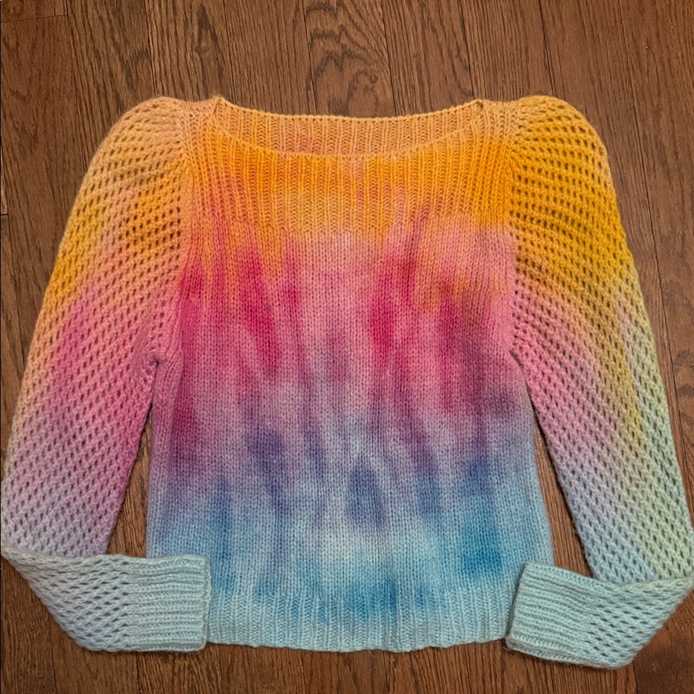 LoveShackFancy Pastel Rainbow Sweater